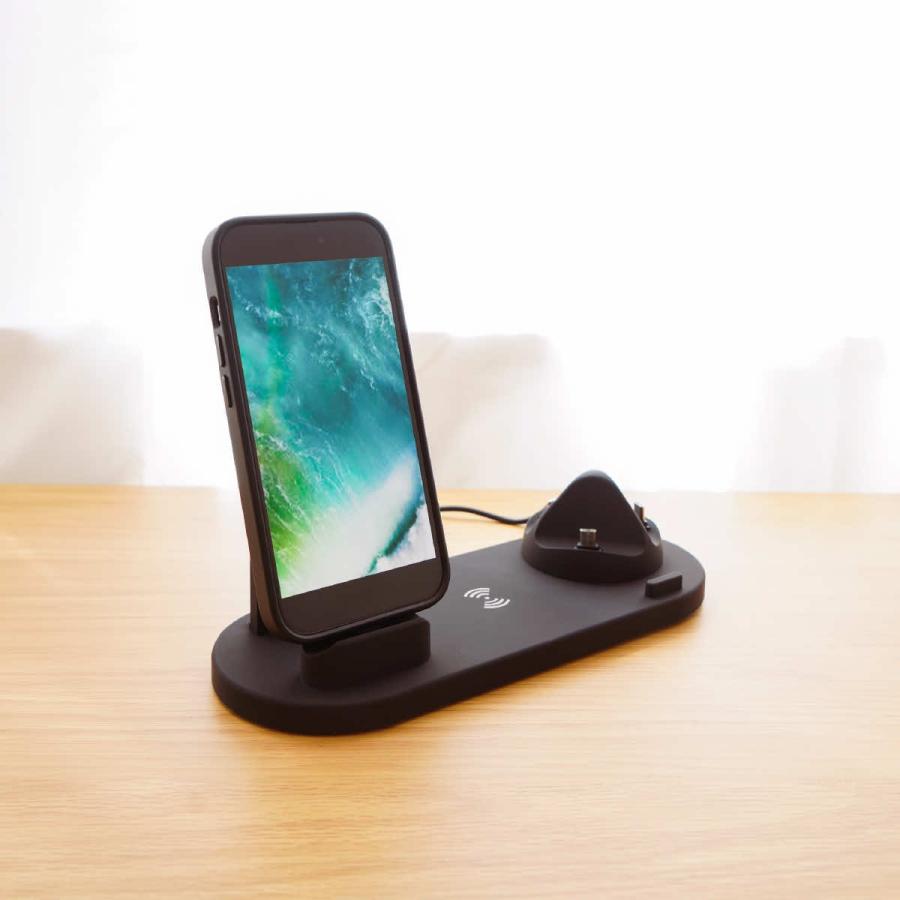 ワイヤレス充電器 iPhone Apple watch AirPods Qi対応 type-c ワイヤレス充電器 iPhone Apple watch AirPods Qi対応 type-c