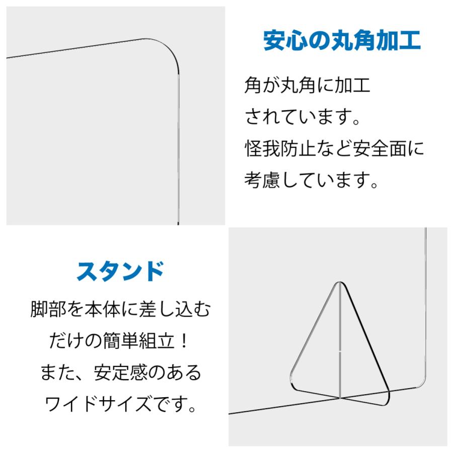 飛沫防止パーテーション 飛沫防止パネル 飛沫防止アクリル板 コロナ自宅療養 準備 コロナ対策 W600 H600 パネル コロナ再発 在宅療養_3