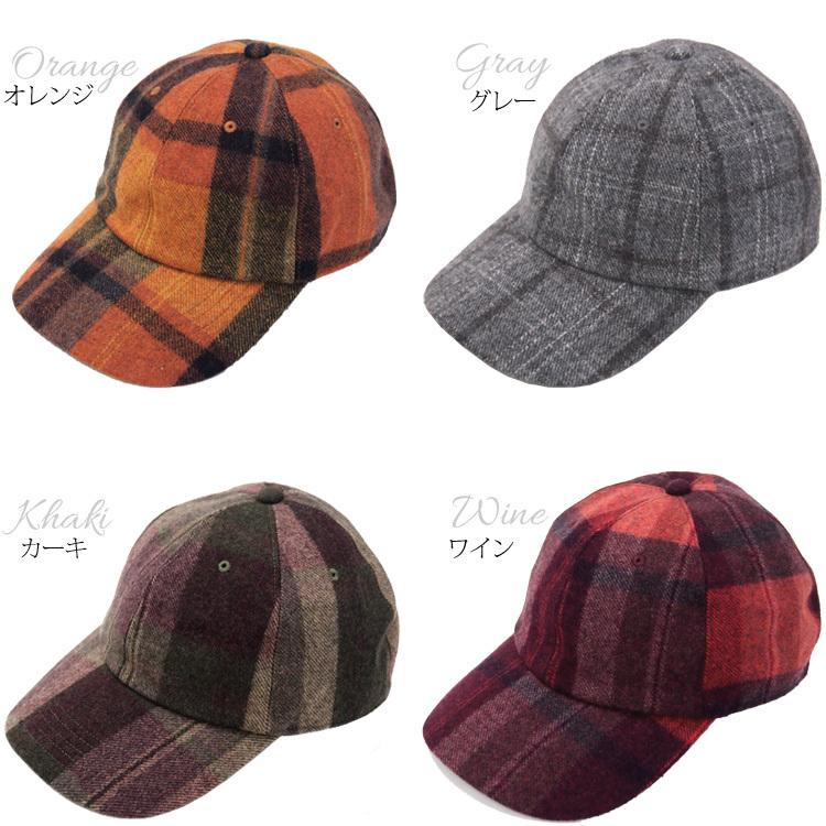 チェック キャップ レディース カラーチェックCAP くすみカラー 大人