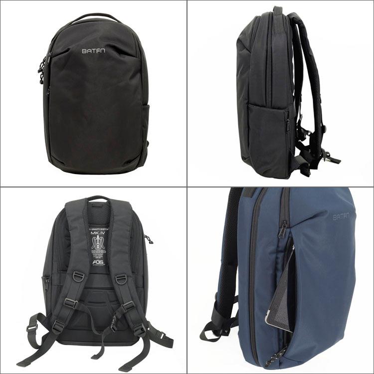 BATEN バックパック リュック 17L スリム 機能性 AGS搭載 15インチ PC 