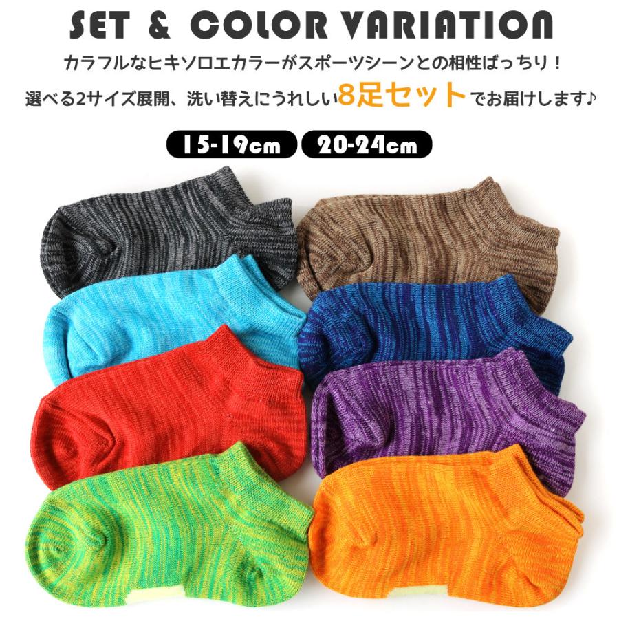 靴下 キッズ 男の子 女の子 スニーカー ショート丈 くるぶしソックス ヒキソロエ 8足 2サイズ スポーツ かわいい おしゃれ 通園通学 運動会 ネーム 名前欄 Kid 靴下専門店 ソックスbox408 通販 Yahoo ショッピング