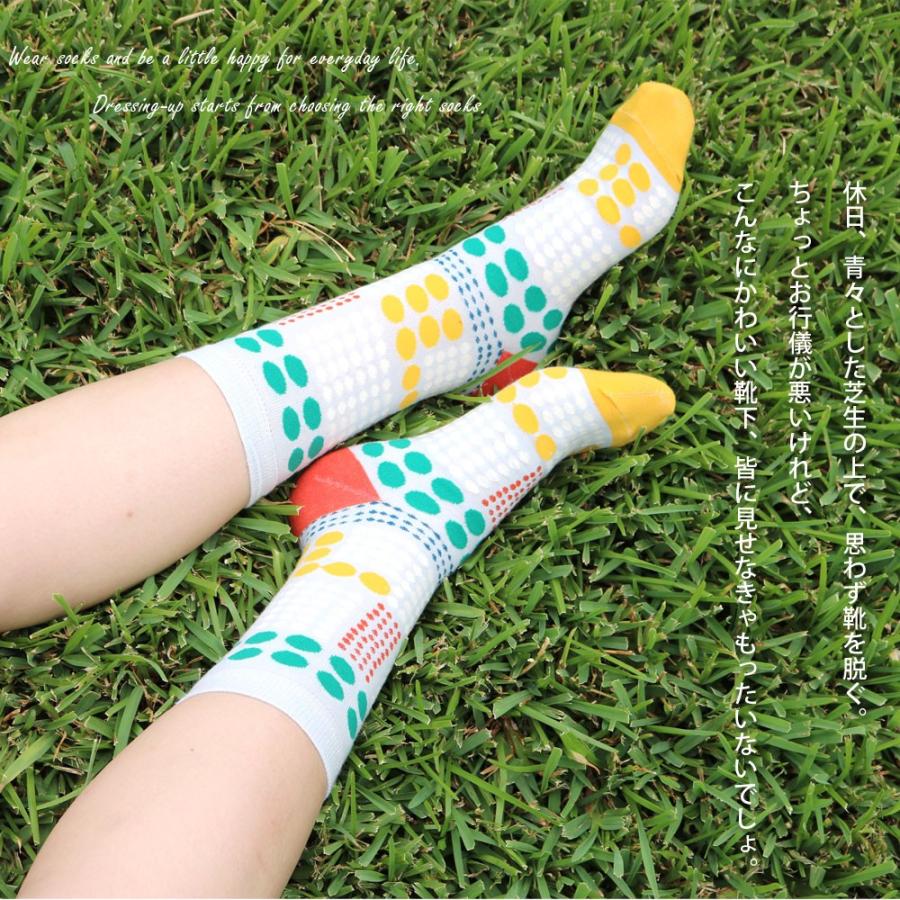 レディース ソックス 絵本のようなカラフルな北欧デザイン ハイクルー丈 10足セット 靴下 クルー 22 24cm Lay 靴下専門店 ソックスbox408 通販 Yahoo ショッピング