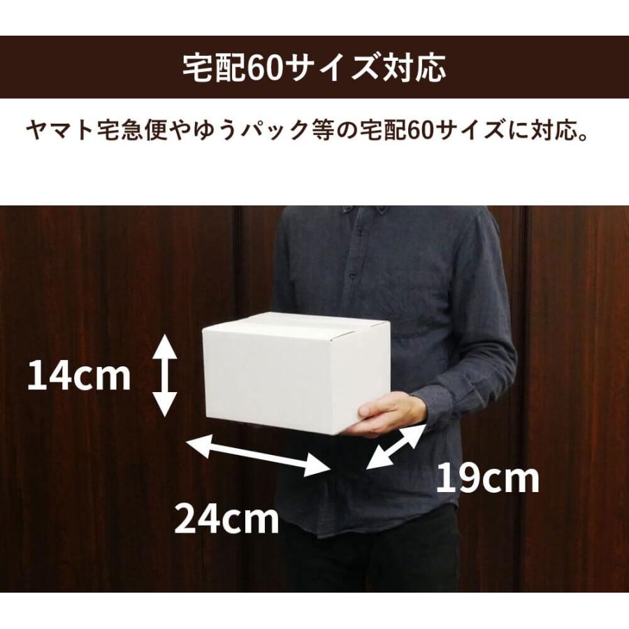 ボックスバンク ダンボール 段ボール 白 60サイズ (24×19×14cm) 10枚