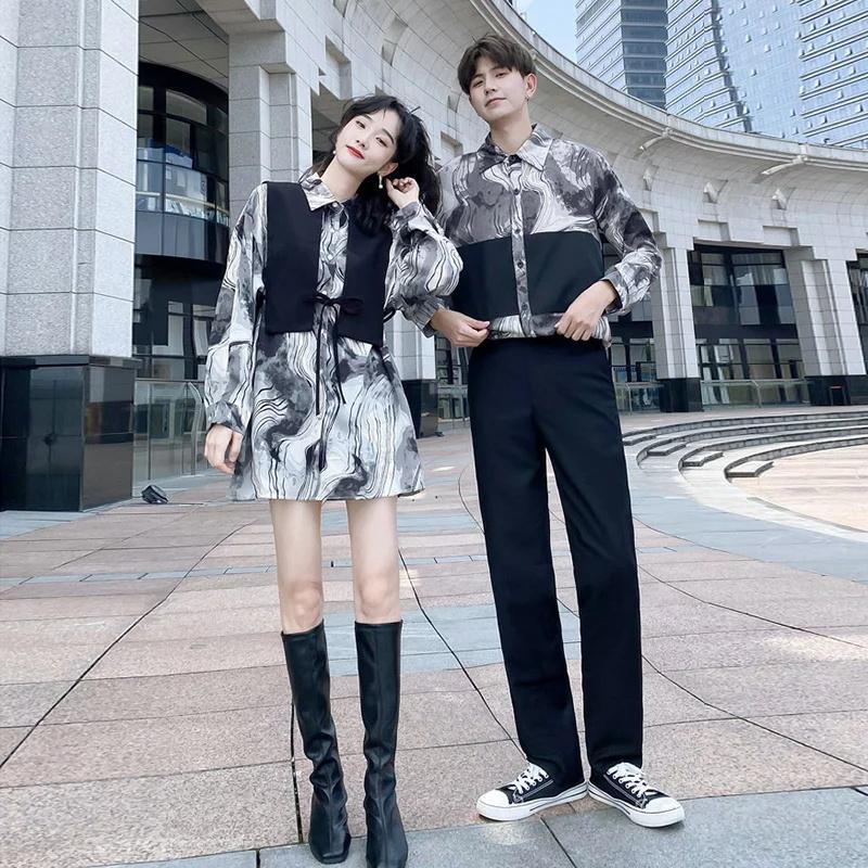 ペアルック カップル ワンピース ペアtシャツ 夫婦 恋人 春夏 ペアルックカップル ペアお揃い 半袖 夏 カップル お揃い 服 レディース メンズ 男女 ペア カップ Sw0601c0519 Boxi 通販 Yahoo ショッピング