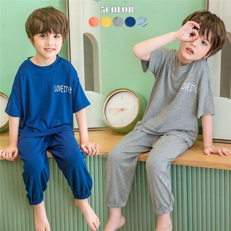 キッズ パジャマ 上下セット ルームウェア 寝巻き こども かわいい おしゃれ キッズ 男の子 女の子 春 夏 小学生 ジュニア 服 子供 子ども 子供服 セットアップ Sw0601d0324 Boxi 通販 Yahoo ショッピング