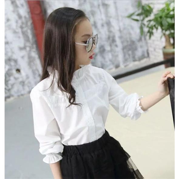 韓国子供服 女の子 ブラウス シャツ 春秋着 長袖 白シャツ シャツ キッズ ブラウス 子供シャツ 女の子 長袖 ブラウス ガールズフォーマル Sw0607a175 Boxi 通販 Yahoo ショッピング