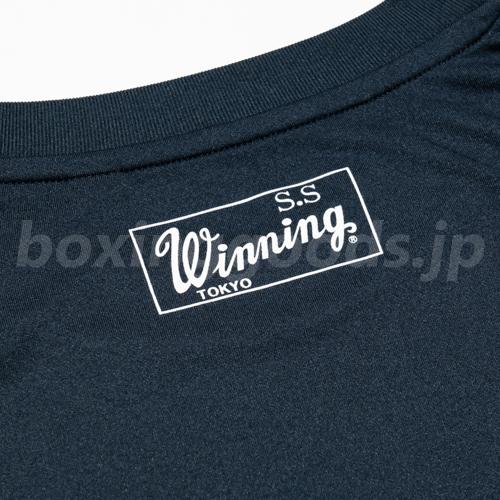 Winning（ウイニング） ロゴドライTシャツ Lサイズ ネイビー