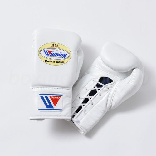 【Winning/ウイニング】 プロ試合用ボクシンググローブ8オンス ホワイト :MS200WH:コウダイ Yahoo!店 - 通販