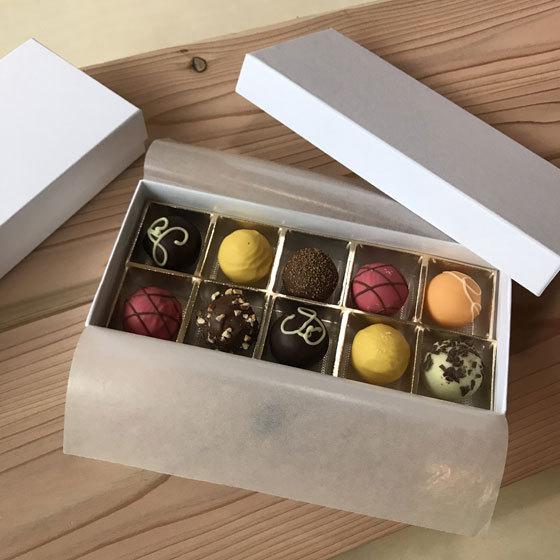 生チョコボックス　プラリネボックス　トリュフ　生菓子ボックス　10個入り 20260219155229.jpg