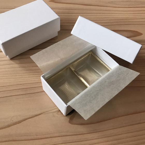 トリュフ2粒用ボックス (リボン無し) : ボックスストアYahoo!店 - 通販