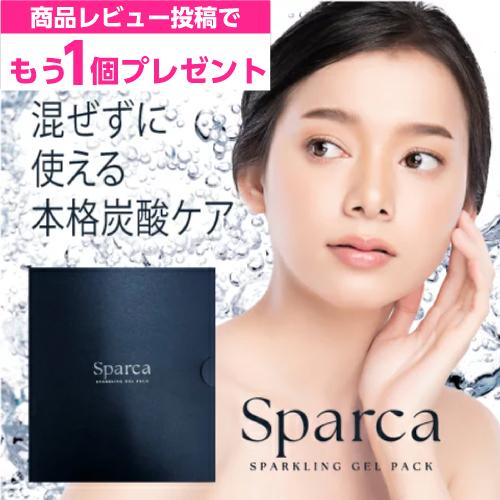 半額クーポン/ 炭酸パック Sparca 5回分 一剤式 泡 炭酸ガス