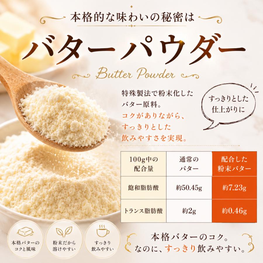 1包当60円！ バターコーヒー インスタント mctオイル デカフェオーガニックバタープレミアムコーヒー 30包 ダイエットコーヒー |  | 10