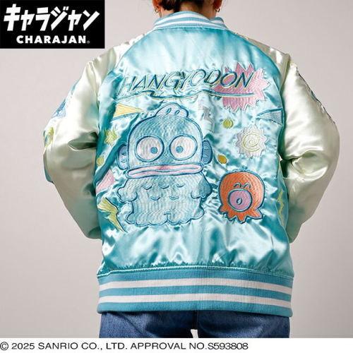 milktub OVERDRIVE キラ☆キラ スカジャン M 丸眞 丸眞(マルシン) スカジャン(L) サンリオ ハンギョドンレトロ