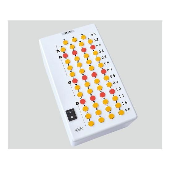 【法人様限定品 代引き不可 送料無料】LED式視力検査器 壁掛式 上下左右4方向 3m用　SK-90B-3N　4582553600501 ダイエット、健康 介護用品 自助具、リハビリ用品