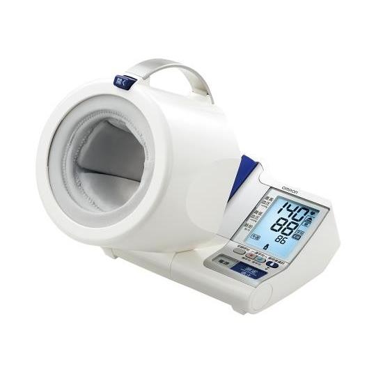 オムロン OMRON デジタル自動血圧計 HEM-1011（スポットアーム）4975479416941 腕を入れるだけで正しい測定姿勢に｜bp-s