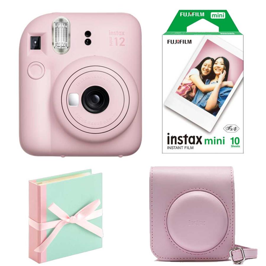 4点セットB)富士フイルム インスタントカメラ チェキ instax mini 12