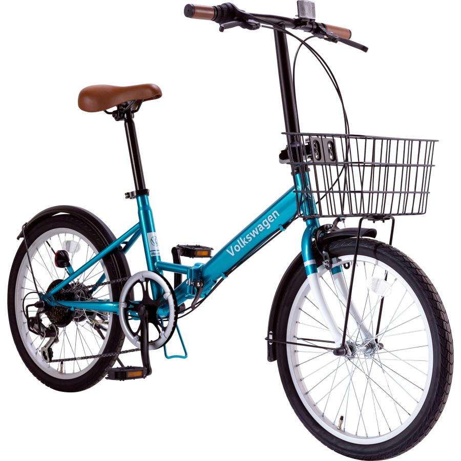 自転車 Volkswagen 2023年モデル 20インチ 折りたたみ 自転車 シマノ6 