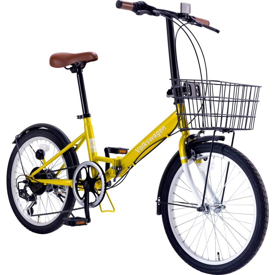 自転車 Volkswagen 2023年モデル 20インチ 折りたたみ 自転車 シマノ6 