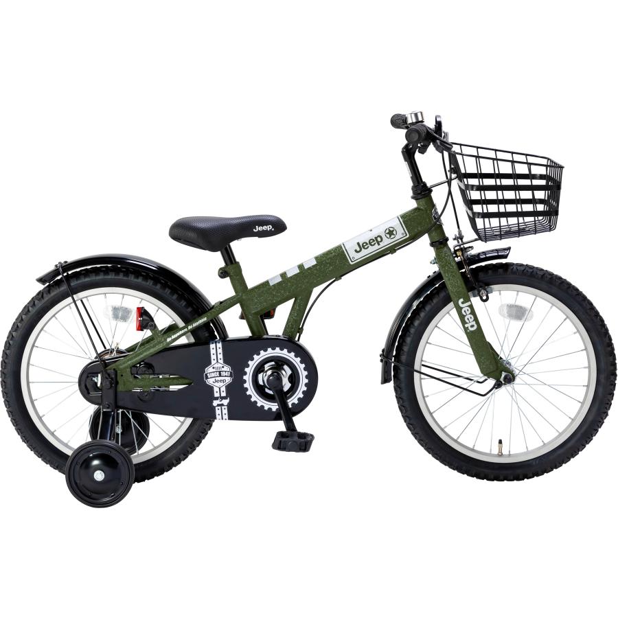 ジープ 幼児用自転車 Jeep 18インチ 2024年モデル JE-18G【組立 ジープ 幼児用自転車 Jeep 18インチ 2024年モデル JE-18G【組立
