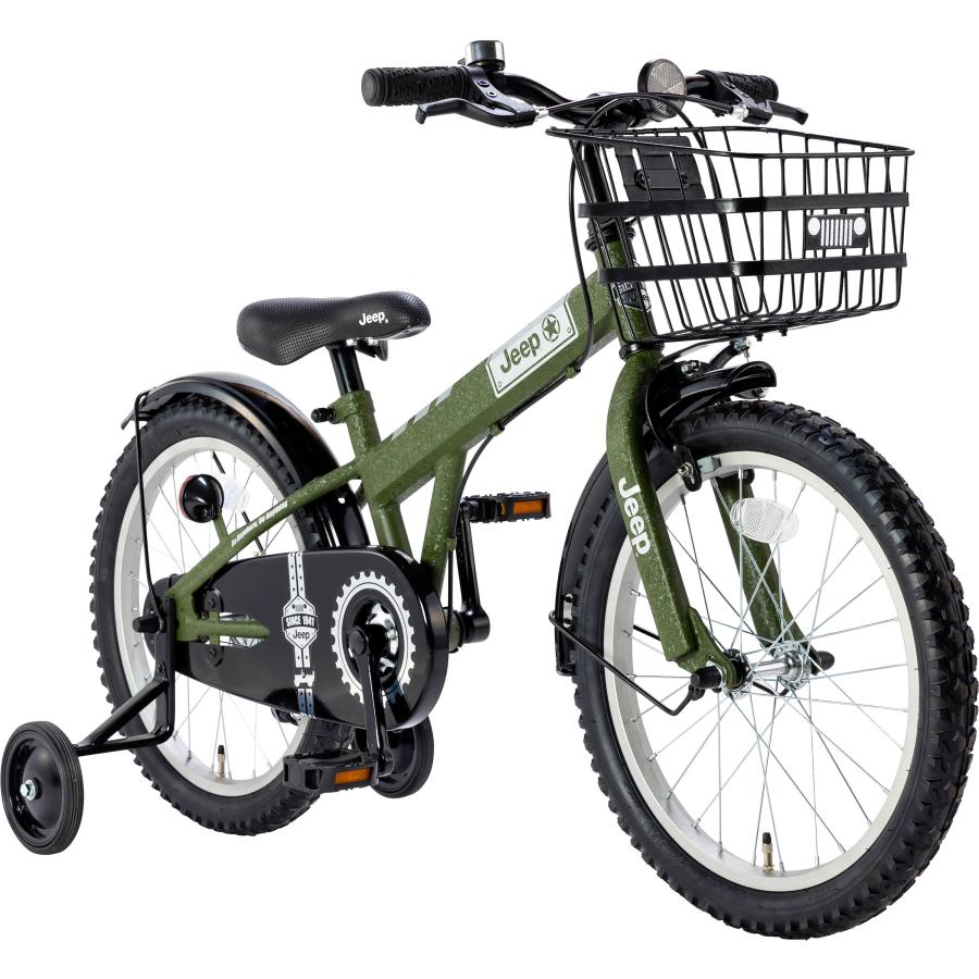 ジープ 幼児用自転車 Jeep 18インチ 2024年モデル JE-18G【組立 ジープ 幼児用自転車 Jeep 18インチ 2024年モデル JE-18G【組立