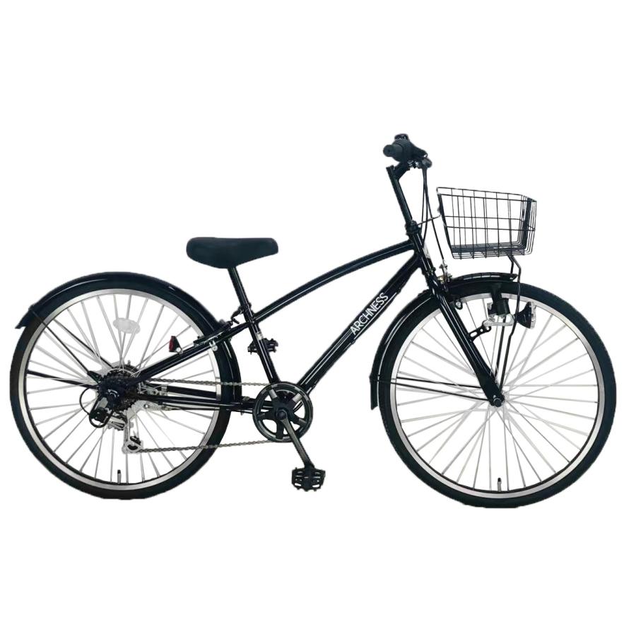 子供用自転車 クロスバイク 24インチ 6段変速 オートライト