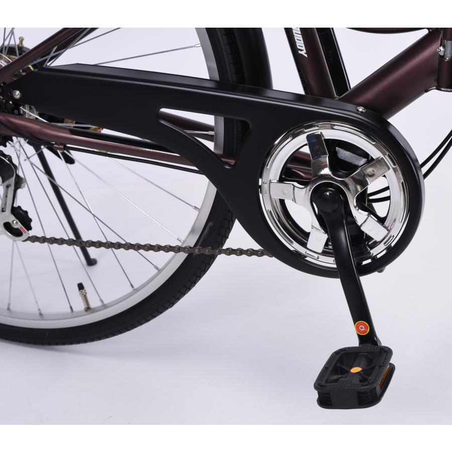 シティサイクル 自転車 26インチ 折りたたみ自転車 6段変速 街乗り