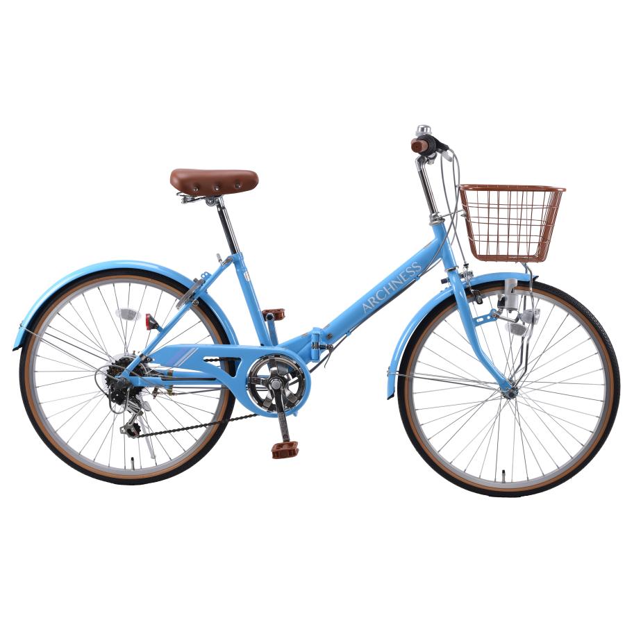 子供用自転車 24インチ 折りたたみ自転車 6段変速 街乗り 通勤