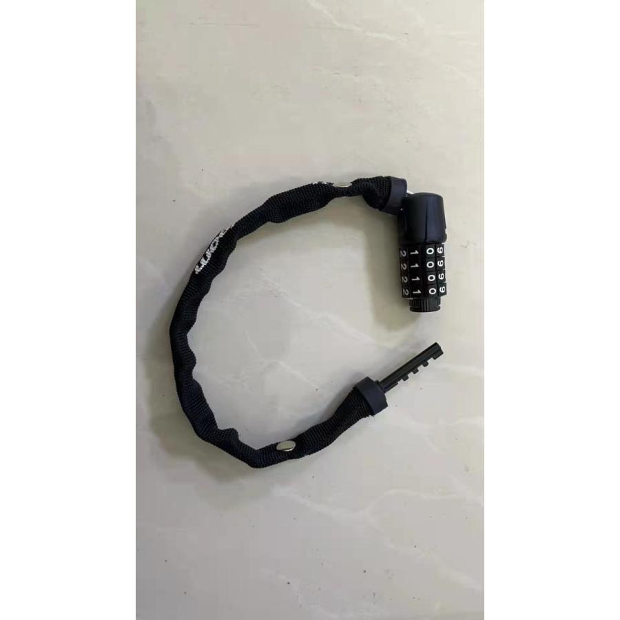 電動アシスト自転車バッテリー盗難防止用チェーン錠 バッテリー