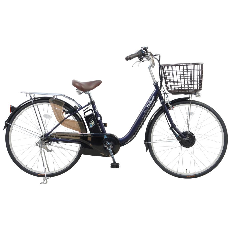 PELTECH 電動自転車 シティサイクル 完全組立済み 【配送エリア限定