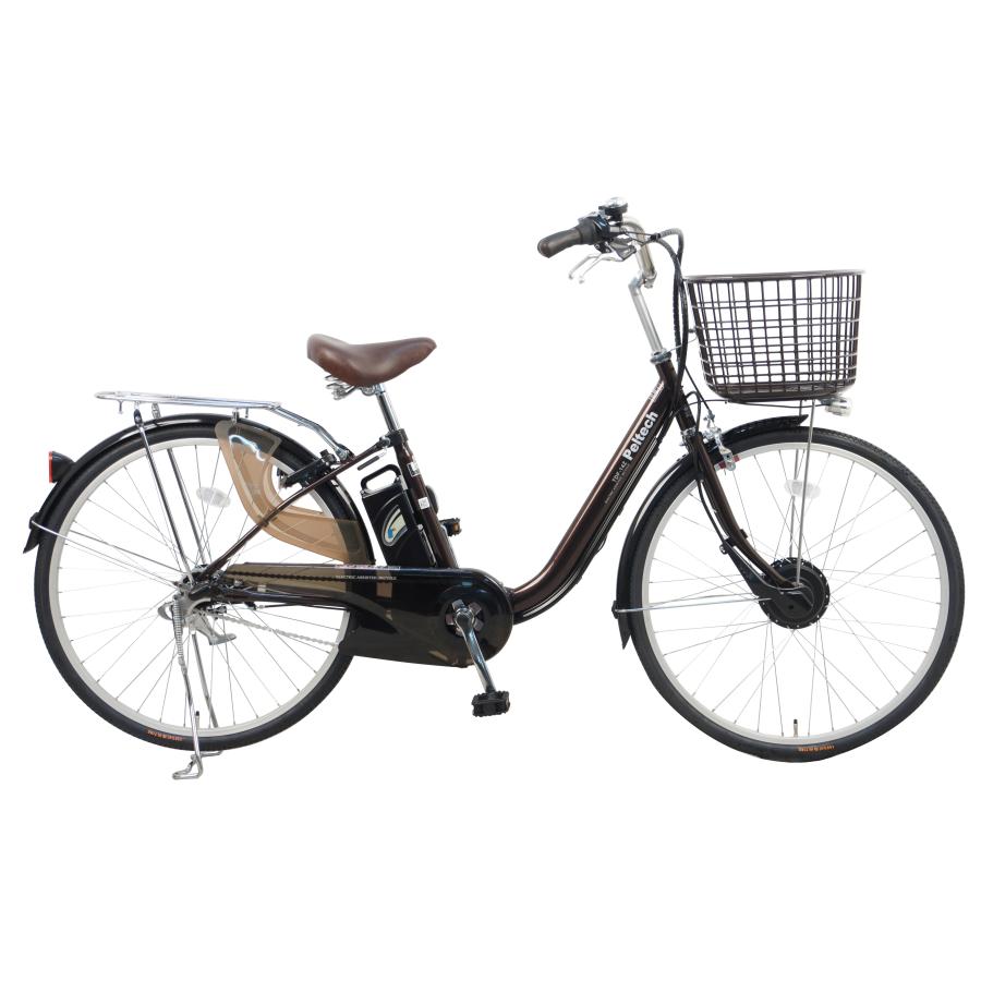 PELTECH 電動自転車 シティサイクル 完全組立済み 【配送エリア限定