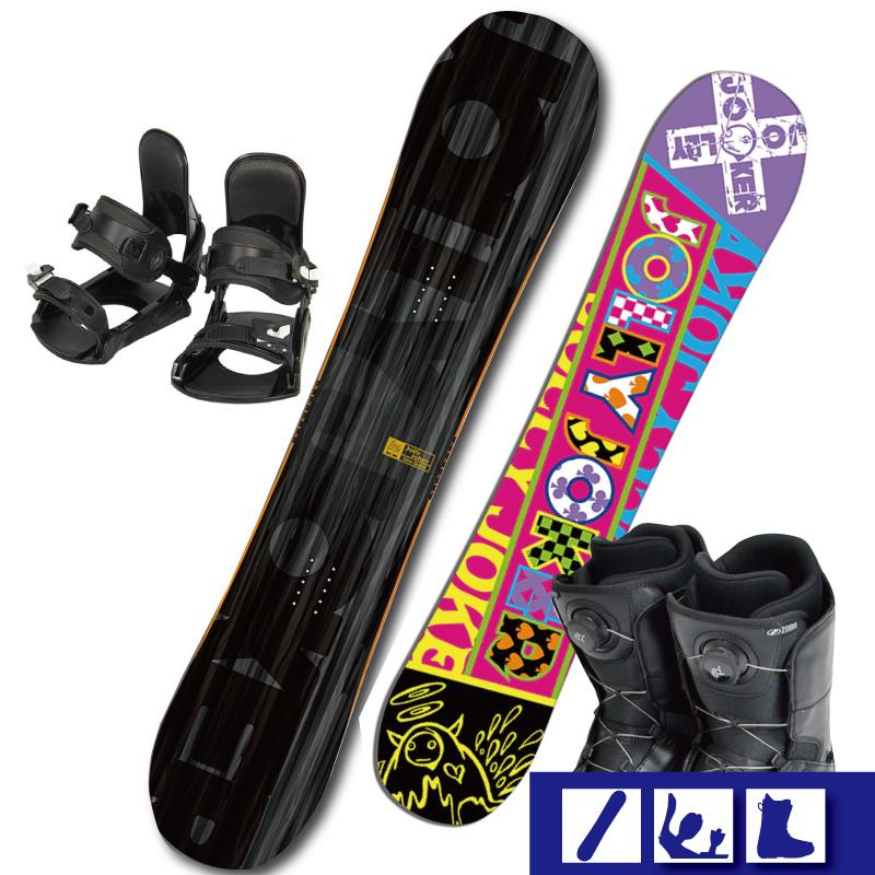 2023スノーボード 3点セット BXB(MADEinJAPAN) JYOKER ORANGE+