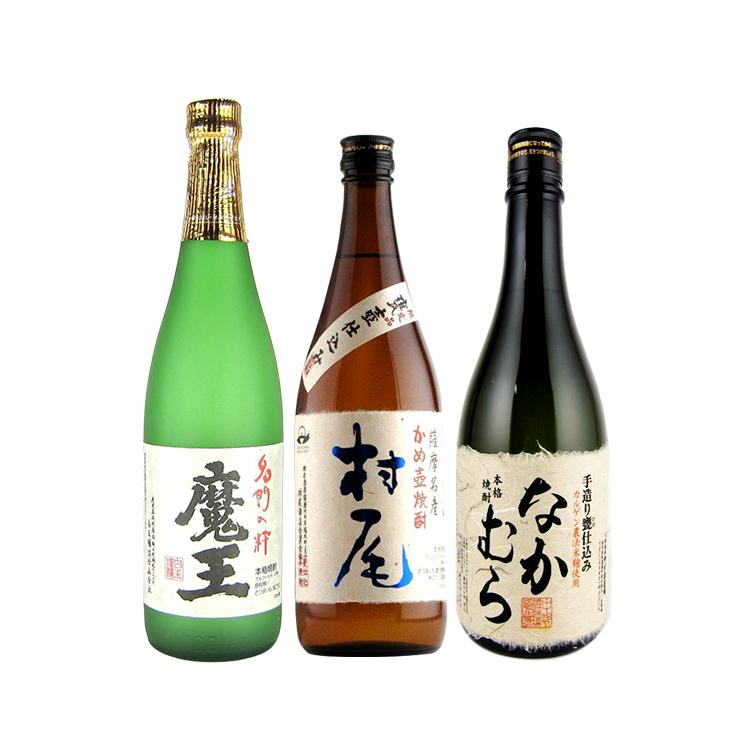 村尾と魔王が入った鹿児島プレミアム芋焼酎 飲み比べセット 720/750ml