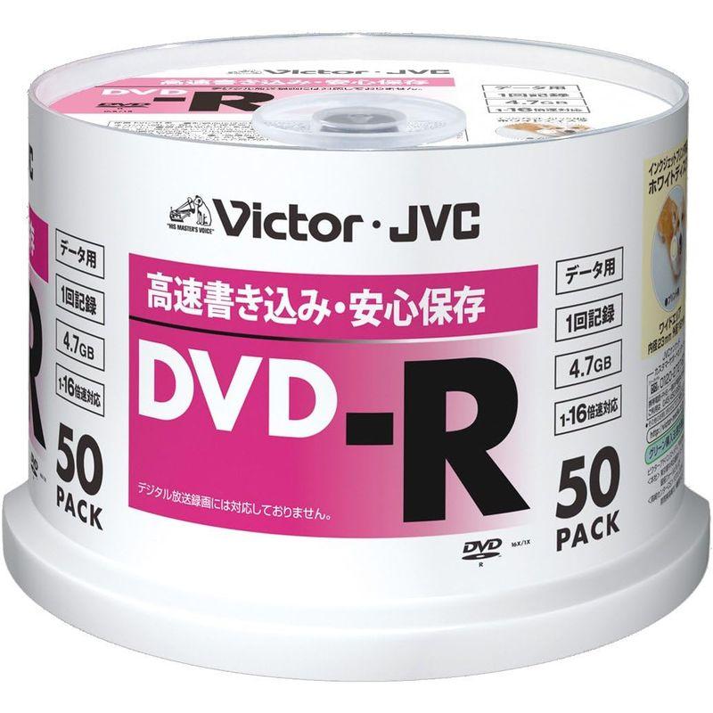 Victor DVD-Rデジタル録画CPRM対応16倍速　約49枚ホワイト日本製
