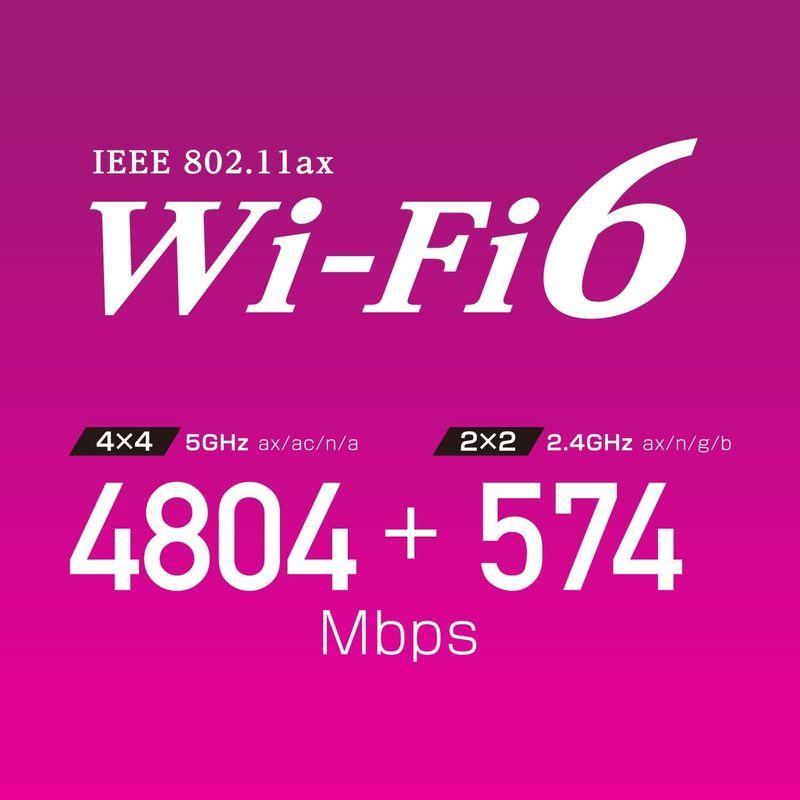 アイ・オー・データ WiFi ルーター無線LAN Wi-Fi6 AX5400 4804+574Mbps 2.5Gbps IPv6対応 日本メ｜br-market｜07