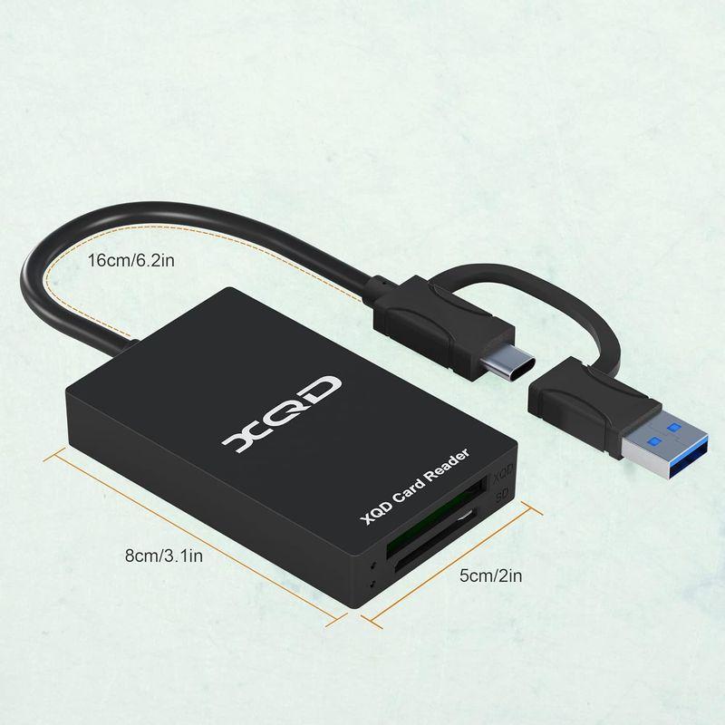 XQD SDカードリーダー、USB Type C to USB変換 XQD カードリーダー、SONY G/Mシリーズ、Lexar 2933x｜br-market｜05