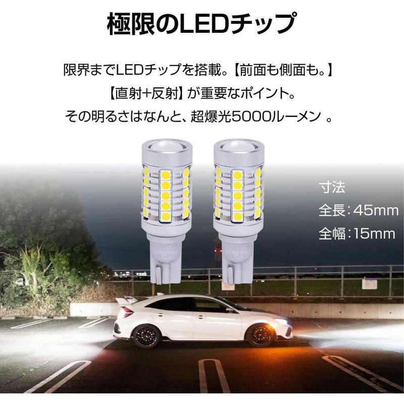 ぶーぶーマテリアル T16 LED 爆光 バックランプ 2球で5000ルーメン 脅威の輝き スーパーブライトシリーズ 12V 無極性 定電流｜br-market｜05