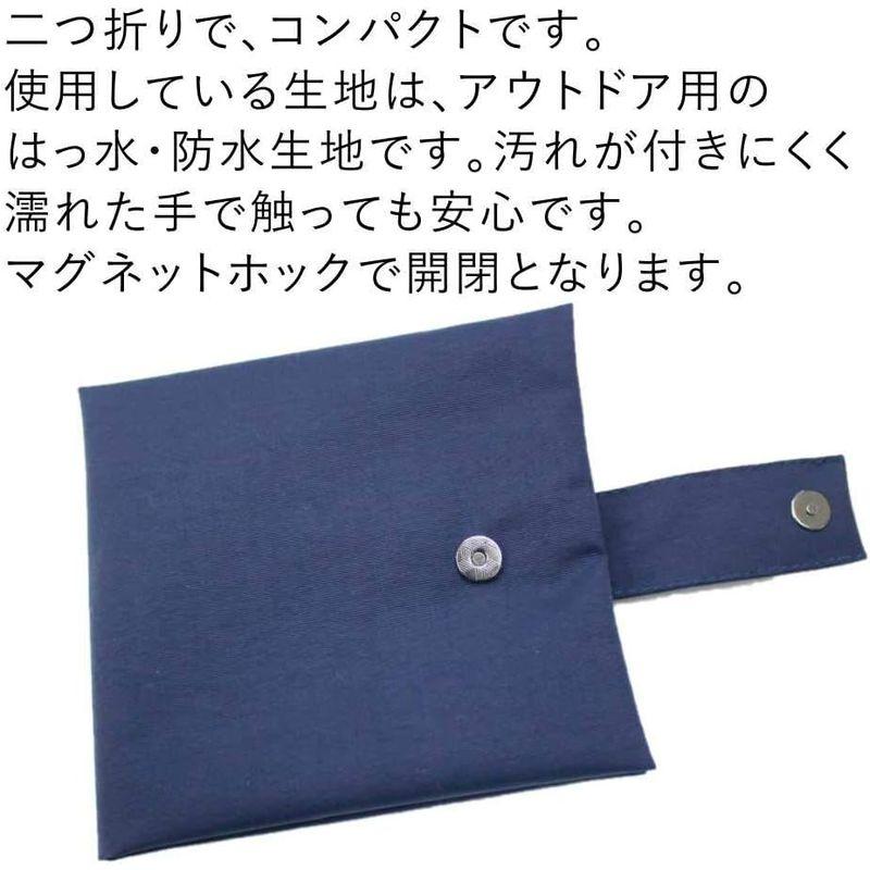 MOTIFBANK ハンドメイド 携帯用ボックスティッシュケース はっ水・防水生地 全10カラー (ターコイズ)｜br-market｜02