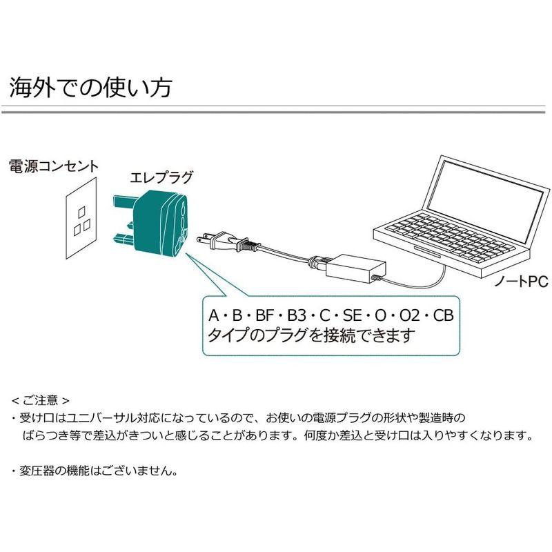 RWG-PS02 海外旅行用 変換 アダプター プラグ エレプラグ お得な2個セット BFタイプ ＋BFタイプ(アルゼンチン、イギリス、イン｜br-market｜02