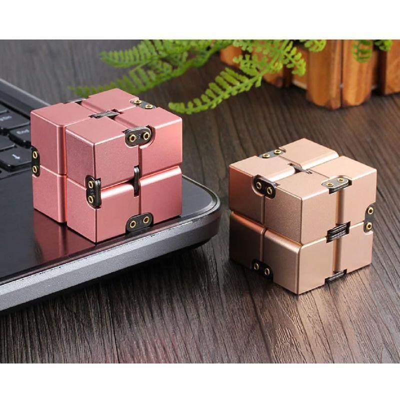 LilBit Infinity Cube インフィニティキューブ 無限キューブ アルミニウム合金 (ローズゴールド)｜br-market｜03
