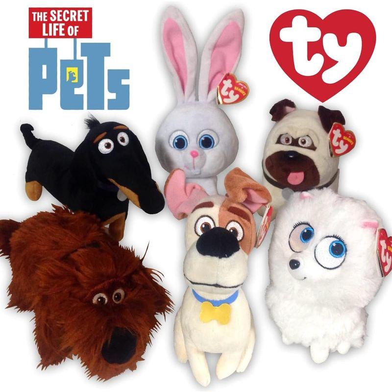 PETS ペット Ty Beanie Babies Mサイズ ぬいぐるみ (マックス) テリア 犬 主人公 マスコット プラッシュ 人形 子｜br-market｜08