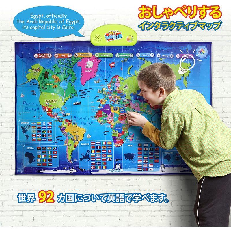 最高の学習i-Poster My Worldインタラクティブマップ - 子供のための教育的なおもちゃ｜br-market｜04
