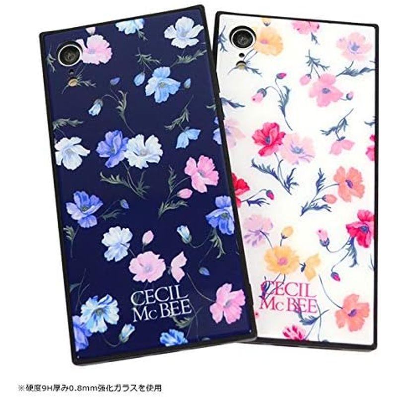 iPhoneXR専用 CECIL McBEE 「背面ガラスケース」 セシルマクビー 花柄 かわいい おしゃれ アイフォンケース iphone｜br-market｜06