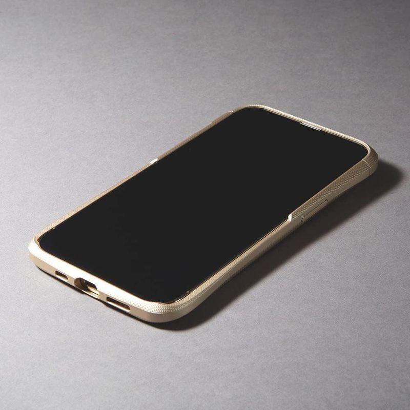 iPhone 13 Pro / 13 アルミニウム バンパー 電波干渉軽減仕様 CLEAVE Bumper (ゴールド) ディーフ｜br-market｜07