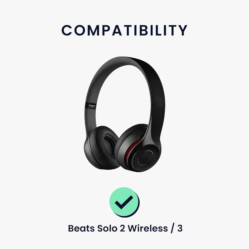 kwmobile 2x ヘッドホンカバー 対応: Beats Solo 2 Wireless / 3 交換用イヤーパッド - クッション P｜br-market｜06