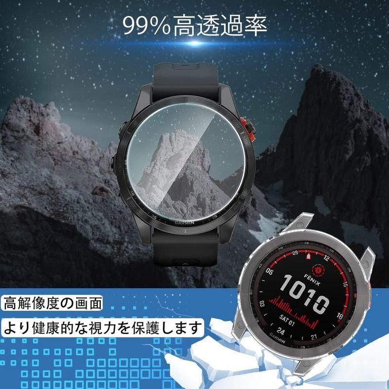 HeeNia 3+1枚入りGarmin Fenix 7S 42mm/ Fenix 7S Solar/ 7 Sapphire Solar 対応｜br-market｜08