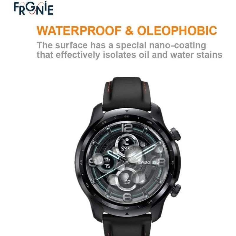 (3枚入り) Frgnie Compatible with TicWatch Pro 5 スクリーン保護フィルム, 9H 強化 ガラスフィル｜br-market｜03