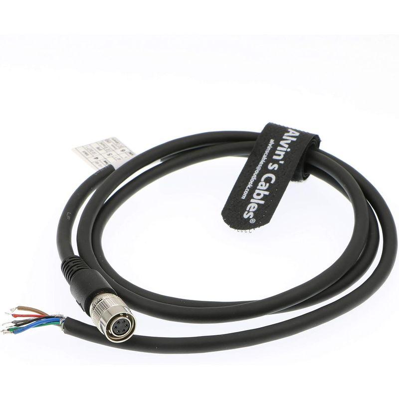 Alvin's Cables Basler GIGE AVT CCD カメラ 用の Hirose 6 pin ツイスト 電源 I O トリガ｜br-market｜02