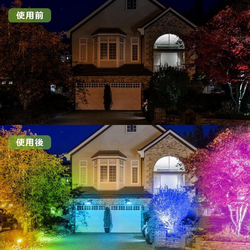 ソーラーライト ガーデンライト 屋外 防水 明暗 光センサー クリスマス 多色 RGB 3個セット AmmToo 地面挿入 壁掛け式 角度調｜br-market｜07