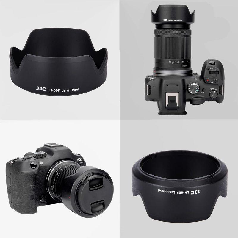 JJC EW-60F 可逆式 レンズフード Canon R7 / R10 + RF-S 18-150mm F3.5-6.3 IS STM &｜br-market｜07