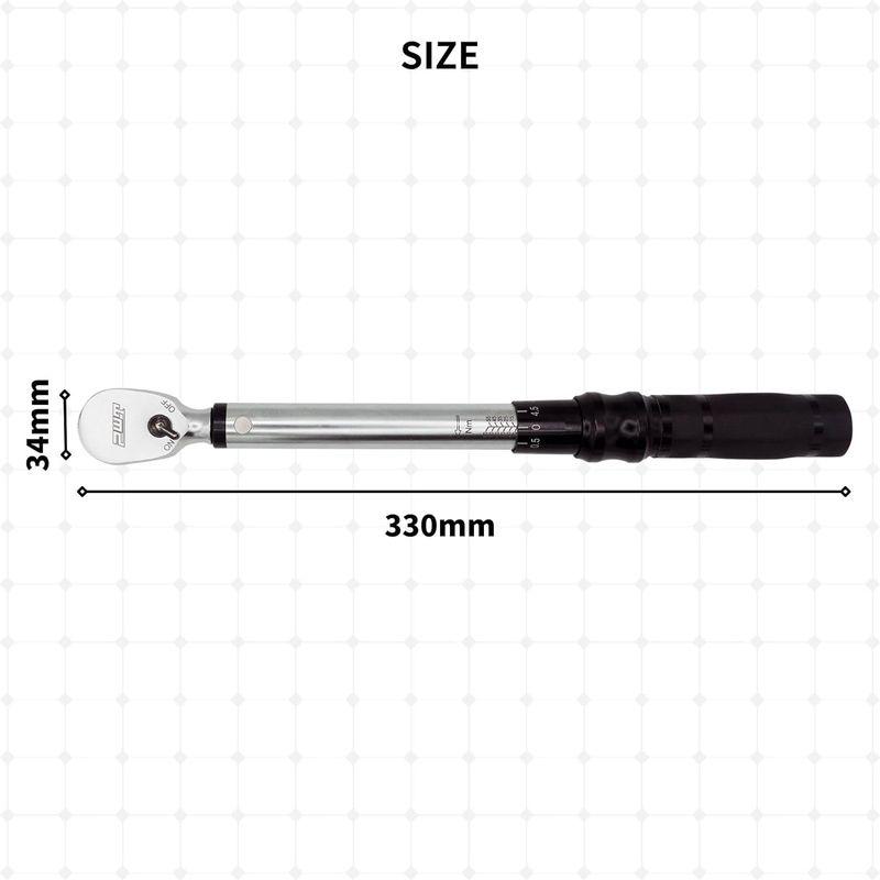 PWT トルクレンチ (10~60Nm 差込角9.5mm(3/8"))｜br-market｜06